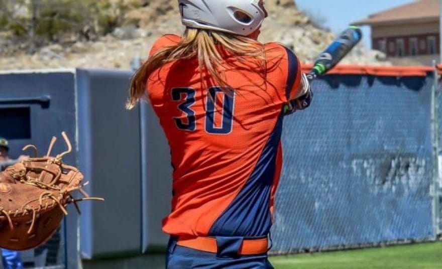 blog picture of college softball player