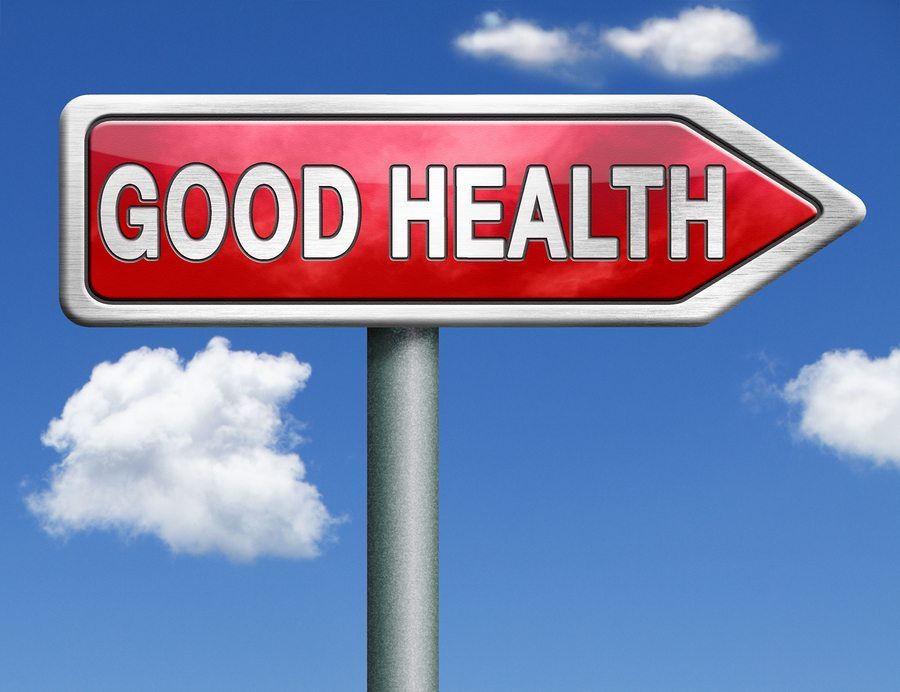 blog picture of sign that reads good health