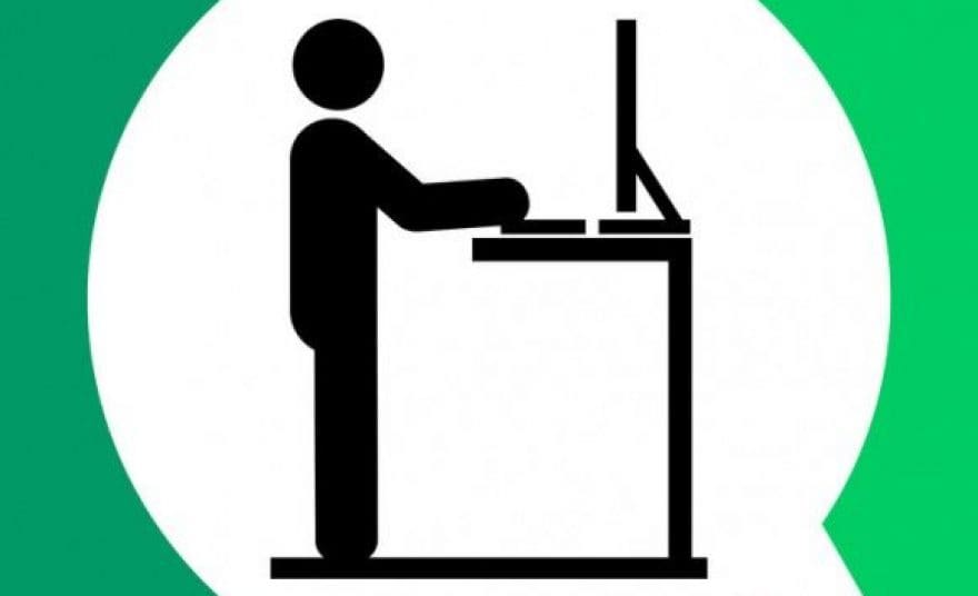 blog illustration of a stand/sit desk