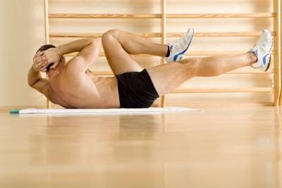 blog picture of man doing crunches