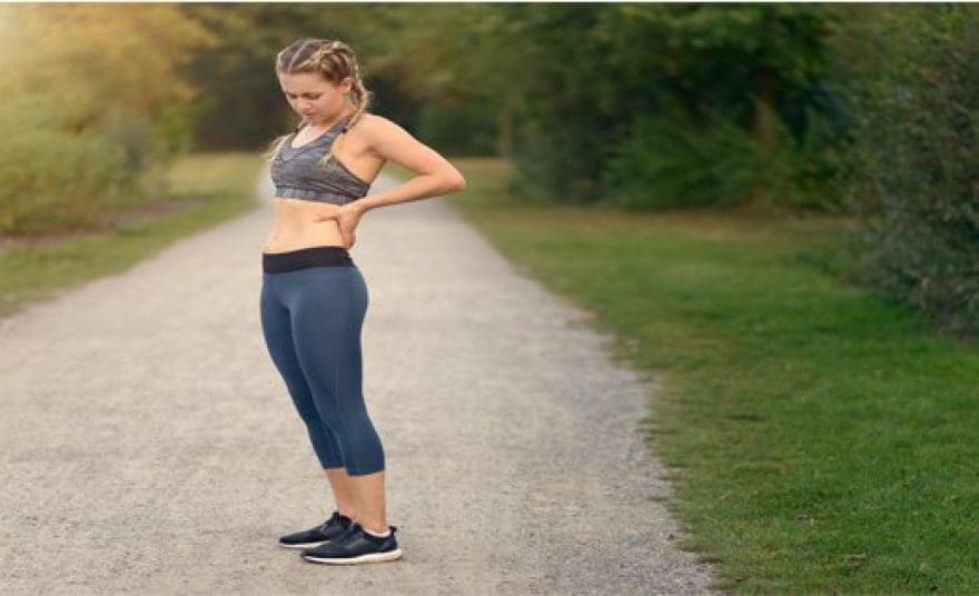 blog picture of woman jogging with sciatic pain