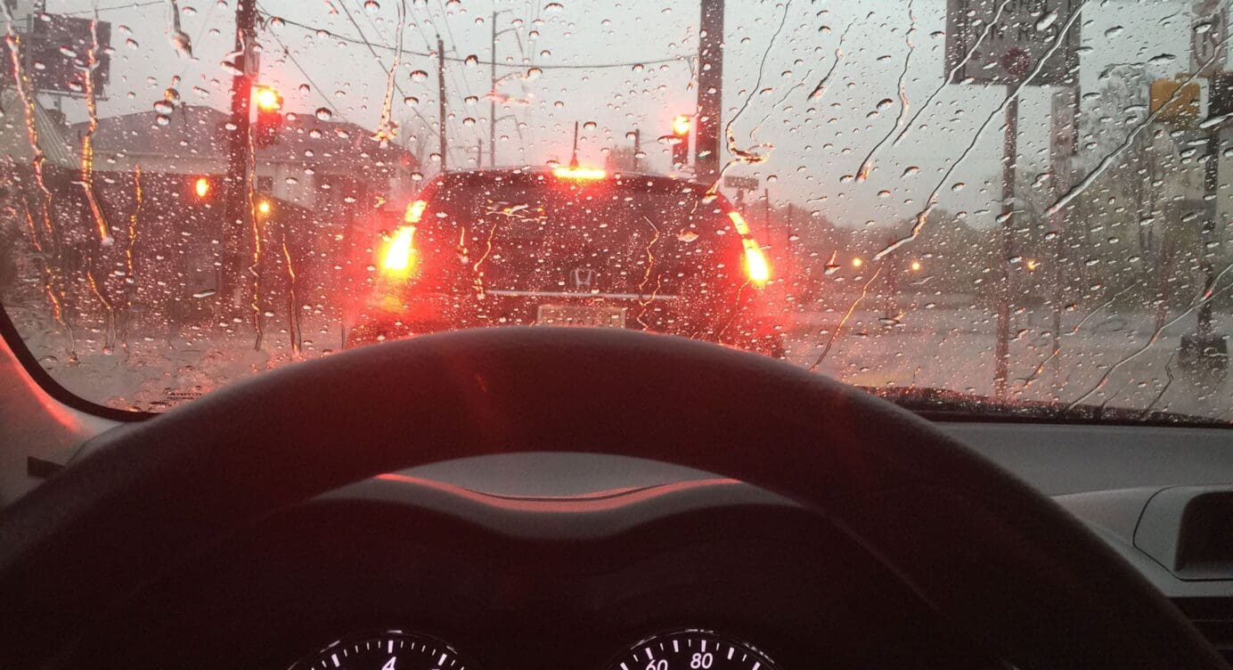 Minor Crash Spinal Misalignment in Rainy Conditions